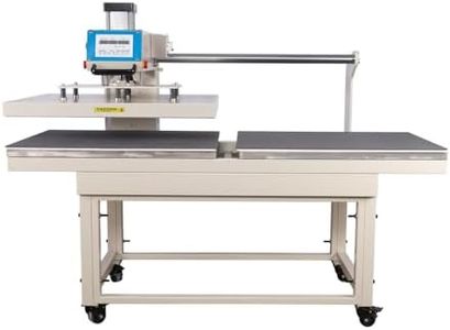 Heat Press Machine, Pneumatic Heat Press, Large Format Dual Platen Heat Press with 28 35 in Aluminum Heat Plate, Digital Control, Sliding Head, 220V for Heat Transfer Printing