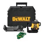 DEWALT DCLE34031N-XJ 18v Compact 3x360 Green Laser - Bare Unit