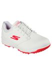 Skechers Ladies GO GOLF Jasmine Waterproof Spiked Womens Golf Shoes 123050 White/Pink 6UK