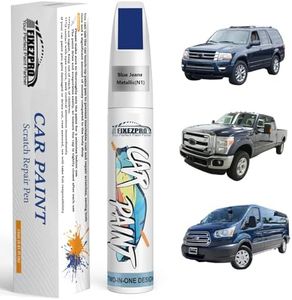 FIXEZPRO Blue Jeans Metallic(N1) Touch Up Paint for Ford, Car Paint Scratch Repair Remover Pen Color Exact Match, Quick and Easy Fix Automotive Chips and Nicks Scuff