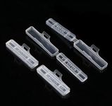 Metal Craft Customs Cable Tie Label 50 PCS Waterproof Tie Tag Transparent Cable Label Display Identificatio (4020)