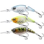 TRUSCEND Fishing Lures for Freshwater and Saltwater, Lifelike Swimbait for Bass Trout Crappie Walleye, Slow Sinking Bass Fishing Lure, Amazing Fishing Gifts for Men, Must-Have Family Fishing Gear