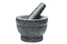 Fox Run Brands Granite Mortar and Pestle - 6250, Gray, 5.5 x 6 x 6 inches