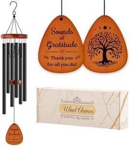 Shqiueos Thank You Gifts for Women Men Wind Chimes with Tree of Life, Appreciation Gifts for Coworkers, Employee, Teacher, Boss, Nurse, Friend, Pastor Appreciation Day, Gratitude Wind Chimes