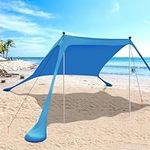 BRONOM Beach Canopy Beach Tent Sun 