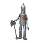 Bits and Pieces - Steadfast Tin Woodman with a Heart Garden Sculpture - Garden Décor Tin Man Yard Art - Garden Statue - Statue Measures 30-1/2" Tall x 14" Wide