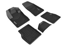 3D MAXpider All-Weather Floor Mats Compatible with Jeep Compass 2017-2021 Custom Fit Car Mats Floor Liners, MAXTRAC Series