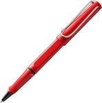 Lamy safari red - Rollerball Pen with ergonomic grip & line width M - for pleasant long writing - made of robust ASA plastic - including rollerball refill M 63 in blue