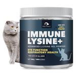 PETPAL L-Lysine Immune and Respiratory Support Supplement for Cats | Pure Bioactive Lysine + | Eye Function, Runny Nose, Sneezing, Feline Conditions | Easy to Serve | Cats of All Ages | 4oz / 120g WT