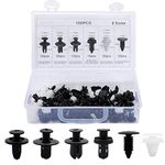 100Pcs Car Body Trim Clips - Car Retainer Clips Universal Auto Clips Plastic Nylon Rivet Trim Clamp, Car Door Bumper Fender Retainer Clips Liner Sealing Strip Fixed Clips Fasteners Tools