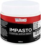 U.S. Art Supply Impasto Clear Gel Acrylic Medium for Painting – 500ml Tub, Matte & Gloss Gel Medium for Acrylic Paint, Ideal for Texture, Layering, & Extending Paint, Non-Toxic, Professional Quality