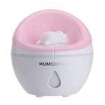 COTREE Small Cool Mist Sofa Humidifier | Cooler for Desk, Home, Office, (Pink)