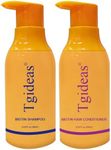 Tgideas Anti-Thinning Biotin Shampoo & Conditioner Set for Thinning Hair Women and Men Hair Loss-Thickening & Strengthening Shampoo - 13.53 fl.oz x 2