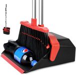 Tiumso Upgrade Broom and Dustpan Se