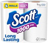 Scott 1000 Sheets Per Roll, 4 Toile