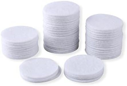 Briartw 100 Pieces Alcohol Ink Mini Applicator Tool Felts, Round Replacement Felts for Card Making Embossing Painting Rendering