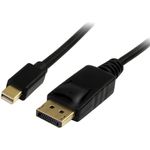 StarTech.com 3m Mini DisplayPort to DisplayPort 1.2 Adapter Cable M/M - DisplayPort 4k with HBR2 support - 3 meters Mini DP to DP Cable (MDP2DPMM3M)