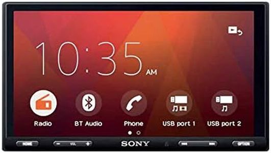 Sony Car Stereo XAV-AX5500 17.6 cm (6.95 inch) Capacitive Touch Screen Digital Media Receiver with Bluetooth, Android Auto, Apple Car Play, WebLink™ Cast, PRE Out - 3 x 5V, Output Power - 55W x 4