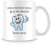 Behind The Glass - Dentist Time.? - Printed Funny Mug - Great Gift/Present Idea, Ceramic, 11fl.oz.