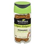 McCormick Gourmet, Premium quality Natural Herbs & Spices, Organic Shawarma Seasoning, 45g