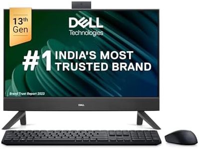 Dell 13th Gen All-in-One PC Inspiron 5420, Intel Core i3-1315U Processor/8GB/512GB/23.8" (60.45cm) FHD/Pro Wireless Keyboard + Mouse/3 Years Onsite Hardware Service/Win 11 + MSO'21/ Black/ 5.56kg