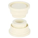 JJiaoLinin Rubber Buffer for Pool Ladders,2pcs Pool Ladder Rubber Buffer Swimming Pool Ladder Rubber Plug Single Pool escalator Ladder Rubber Bumper for Pool Ladders Made of White Rubber Plugs