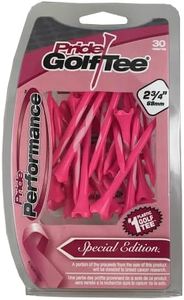 Pride Performance Breast Cancer Awareness Tees 2-3/4", 30 Count
