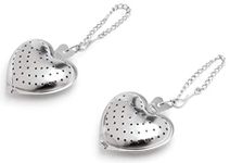 Fox Run 5123 Heart Tea Infuser, Stainless Steel, Set of 2