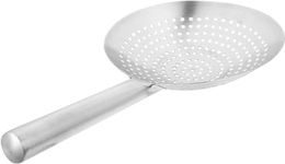 Saylani Enterprises Stainless Steel Skimmer Spoon Slotted Strainer Ladle Fine Mesh Wire Oil Filter Mandarin Colander Scoop for Kitchen Cooking (26CM) Pasta Scoop