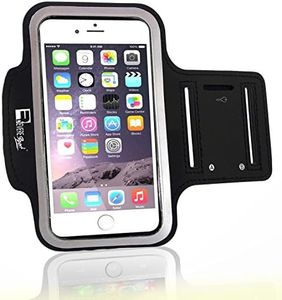 Premium iPhone SE 2020 / SE 2022 Running Armband with Fingerprint ID Access. Sports Phone Arm Case Holder for Jogging, Gym Workouts