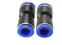 Pneumatic Straight Union 12mm x 12mm Push to Quick Connect Fittings 12mm Tube OD Hose Connector(Pack Of 2)