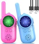 Inspireyes Walkies Talkies for Kids, 3 4 5 year old girl gifts, 2 Pack Birthday Gifts for 3 4 5 6-8 Year Old Boys, Toddler Toys for Indoor Outdoor Games