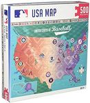 Masterpieces Puzzle CompanyMlb Sports Map Puzzle