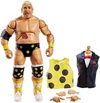 WWE Elite Action Figure WrestleMania Dusty Rhodes with Accessory and “Mean” Gene Okerlund Build-A-Figure Parts​, HKP11
