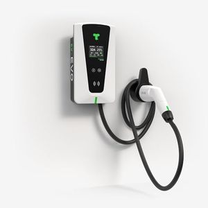 techtron® EV Charger ‘7.4kW’ Type 2 (32A, Single Phase) Smart Wallbox UK, WiFi Bluetooth RFID App Control, 5m Cable, IP65 Indoor Outdoor Electric Vehicle Home Charger, EV7 EVO