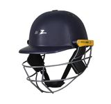 Steelbird Hitz Cricket Helmet for Men & Boys (Fixed Spring SS Grill) (Large, Green)