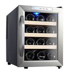 Kalamera KRC-12SS 12Bottle cooelr Mini Fridge, Silver