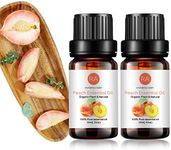 2-Pack Peach Essential Oil 100% Pure Oganic Plant Natrual Flower Essential Oil for Diffuser Message Skin Care Sleep - 10ML