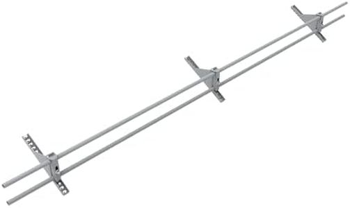 Mieux Life 5ft Roof Snow Ice Guards for Metal Roofs and Wood Roofs, Stop Snow from Sliding Off Your Roof, Gray Snow Guard Railing, Extendable