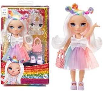 Rainbow High Littles - Opal Raine - Small, Movable Fashion Doll - Rainbow 14 cm Large Doll with Handbag and Magic Unicorn - for Children and Collectors