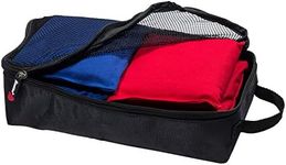 Franklin Sports Official Size Cornhole Bags - (8) Premium 6" Heavy Duty Double Stitched Canvas Bags - Includes Carry Case