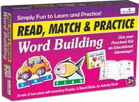 Creative's Read Match & Practice World Building Puzzles | Learning & Educational Puzzles for Kids | Early Learner Puzzles | Reading, Spelling and Building Words | Reading & Writing Skills |Ages 3 & Up