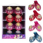 Disney Princess Shoe Boutique, Amazon Exclusive Boutique With 4 Pairs of Sparkle Shoes, Includes Cinderella, Aurora, Belle and Snow White Inspired Shoes