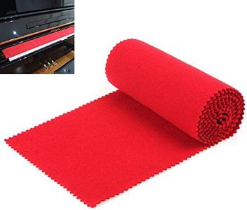 【Best Deals】OriGlam Red Soft Piano Keyboard Dust Cover 88 Keys Protective Dust Cover Key Cover for Electronic Keyboard Digital Piano