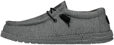 Hey Dude mens Wally Stretch, Steel,