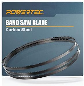 POWERTEC 93-1/2 Inch Bandsaw Blades for Woodworking, 1/2" x 4 TPI Band Saw Blades for Delta, Grizzly, Rikon, Sears Craftsman, Jet, Shop Fox and Rockwell 14" Band Saw, 1 Pack (13115V)