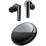 oraolo True Wireless Earbuds, Bluetooth 5.3 Headphones with HiFi Stereo, 30H Playtime, Crystal Clear Call, Type-C Charging, Touch Control, IPX6 Waterproof in-Ear Earbuds Earphones, Black