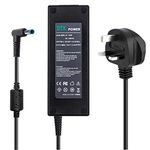 DTK 120W 19.5V 6.15A Laptop Charger Replacement for HP Notebook Computer PC Power Cord Supply Lead AC Adapter Pavilion ENVY OMEN WASD Connector:4.5 x 3.0mm