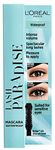 L'Oréal Paris Lash Paradise Waterproof Mascara for Intense Volume and Spectacular Length, Suitable for Sensitive Eyes, Black, Pack of 1