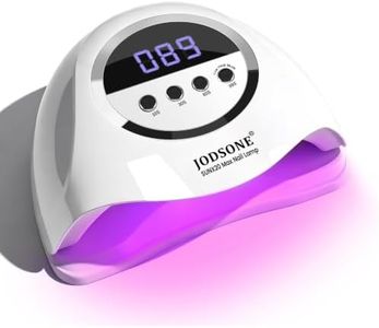 JODSONE UV LED Nail Lamp 320W, Nail Dryer for Gel Polish, Gel Nail Lamp with 72 Light Beads, Led Nail Light for Gel Nails with Automatic Sensor & 4 Timers